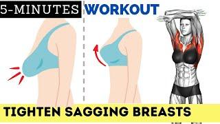 The Ultimate Non-Surgical Solution for SAGGING BREASTS | workout to LIFT and TONE saggy breasts