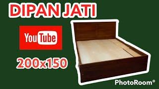 DIPAN JATI. + LACI. CUSTOM SESUAI REQUEST.  NATURAL.