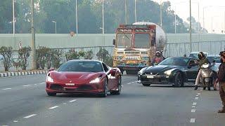 Supercars INDIA Highway - Ferrari F8, Nissan GT-R, Aventador & more...