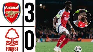 Arsenal 3-0 nottingham Forest | All Goals and Extended Highlights |premier!league 2024/25