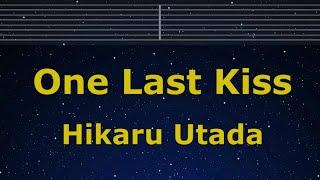 Karaoke One Last Kiss - Hikaru Utada 【No Guide Melody】 Instrumental, Lyric Romanized Evangelion