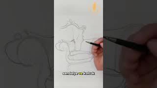 KOLTUK ÇİZİMİ - Temel Çizim Teknikleri ile Perspektifte Bir Objenin Çizimi