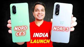Oneplus Nord 5 Series India Launch Date, Price & Specs | Oneplus Nord 5 & OnePlus Nord CE 5 