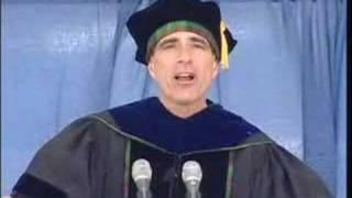 Randy Pausch Inspires Graduates