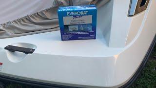 Boat Gel Coat repair Evercoat Marine Gelcoat repair!