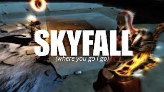 God of War 3 - Edit SKYFALL (where you go I go)