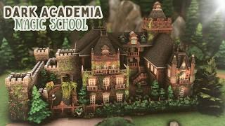 Dark Academia Magic Boarding School | The Sims 4 | Stop Motion Build [No CC]