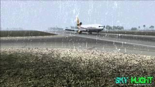 Fortaleza International Airport Pinto Martins - Heavy Weather - Landings.