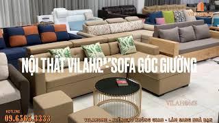NHỮNG TIỆN ÍCH TUYỆT VỜI CHỈ CÓ Ở SOFA GÓC GIƯỜNG VILAHOME