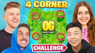 The OG FORTNITE 4 CORNER Challenge!