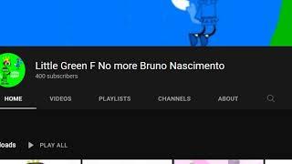 LITTLE GREEN F JUST REACHED 400 SUBBIES!!!1