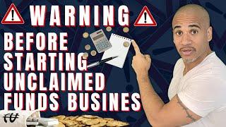 ️WARNING️ Do these 6 things BEFORE you start your Unclaimed Funds | Tax Surplus business