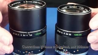 Oly35mm Overview - Zuiko OM Series - Portrait Telephoto Lenses