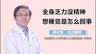 全身乏力没精神想睡觉是怎么回事 有来医生