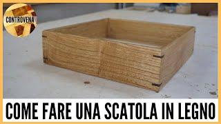 Scatola in legno: castagno con inserti in noce | Falegnameria, fai da te e lavorazione del legno