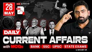 28 May 2025 Current Affairs | Daily Current Affairs | RRB PO/Clerk, IBPS PO/Clerk | By Abhijeet Sir