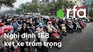 TPHCM, Hà Nội: kẹt xe trầm trọng hơn từ khi Nghị định 168 có hiệu lực