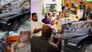 Igbo Billionaires visit Cubana chief priest restaurant with expensive car's