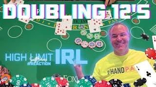 Mr Hand Pay Double's His 12's Dealer Makes Mistake | High Limit Black Jack At Fox Woods Casino!