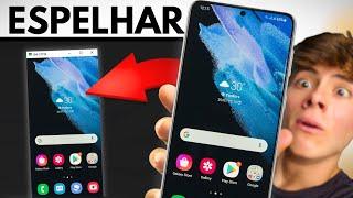 Como ESPELHAR a Tela do CELULAR no PC & OBS STUDIO!