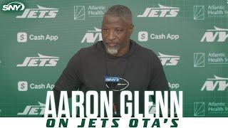 Aaron Glenn praises Jets TE Mason Taylor and Jeremy Ruckert at OTAs