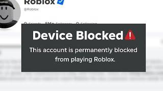 Roblox BLOCKED HIM.