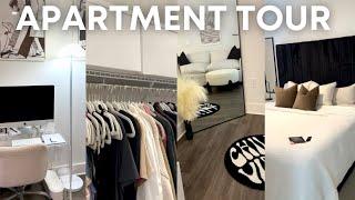 FULLY FURNISHED LUXURY APARTMENT TOUR 2024 | Luxury Neutral Modern Minimalistic Home Tour