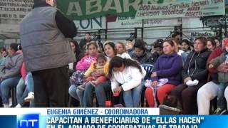 Medios Provincia - Capacitan a beneficiarias del programa "Ellas hacen"