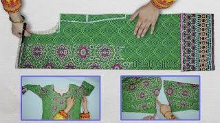 Simple Kameez Cutting, Stitching And Measurement Step By Step Easy Method