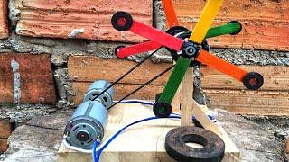 Electricity Free Energy Generator Self Running DC Motor Handmade Science Invention