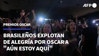 Brasileños eufóricos tras lograr su primer Oscar con "Aún estoy aquí" | AFP