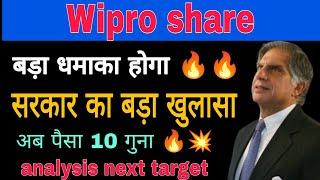 Wipro share latest news today // Wipro share news #financemarket #stocks