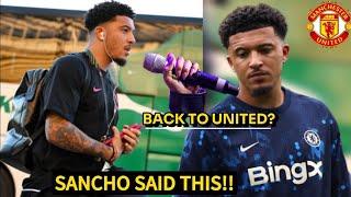 SANCHO'S REACTION AFTER FANS ASKED HIM IF HE CAN RETURN TO UNITED UNDER Ruben AMORIM | CONFIRM 