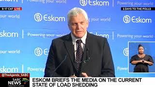 Eskom | Power utility's management team presents the State of the System briefing