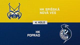 4. kolo: HK Spišská Nová Ves – HK Poprad 4:3 (HIGHLIGHTY)