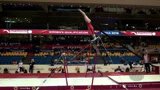 MEIXNER Christina (AUT) - 2018 Artistic Worlds, Doha (QAT) - Qualifications Uneven Bars