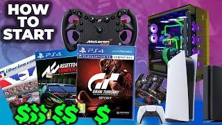 How To Start a Sim Racing YouTube Channel As Cheap As Possible