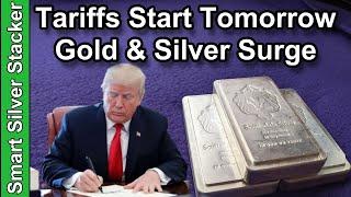 Tariffs CONFIRMED - Gold Breaks $2800 - Trump Threatens BRICS - Silver Supply Squeeze