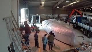 Time Lapse of the ICE MINT 40 Boatflip at Mint Yachts.