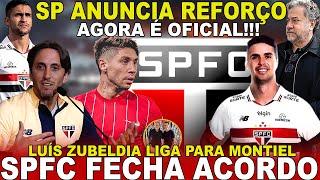 AGORA É OFICIAL!!! SPFC ANUNCIA SUPER REFORÇO! OSCAR É NOSSO | MONTIEL GOSTOU | VENDA DE NESTOR E+