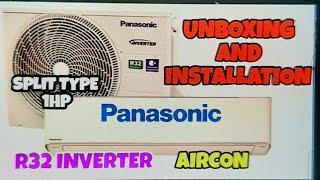 PANASONIC (R32) INVERTER AIRCON SPLIT TYPE UNBOXING AND INSTALLATION | by misis bagsik | btsa