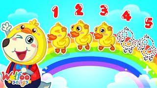 Where is Mommy? - Five Little Ducks Got Lost Songs | Kids Songs & Nursery Rhymes @WolfooFamilySongs