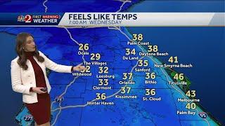 Freeze warnings, frost advisories across Central Florida