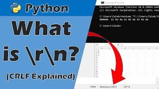 What is \r\n? CRLF Explained (with CSV file example).