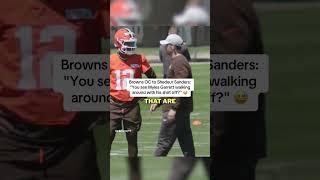 Browns OC appears to emphasize ball security in the NFL to Shedeur Sanders #nfl #shorts