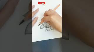 Drawing | Lotus drawing | Flower Drawing #lotusdrawing #youtubeshorts #shortvideo #viral #shorts