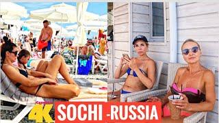 RUSSIA SOCHI BEACH DURING SANCTIONS | 4K BEACH WALKING TOUR #4kwalk