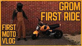 First Ride on a 2022 Honda Grom! | Motovlog #1