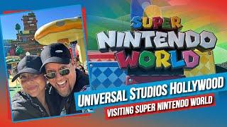 Visiting Universal Studios Hollywood for the First Time | Super Nintendo World Tour!