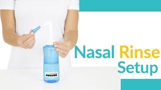 How to Setup the Nasal Rinse Irrigator - LVA2042